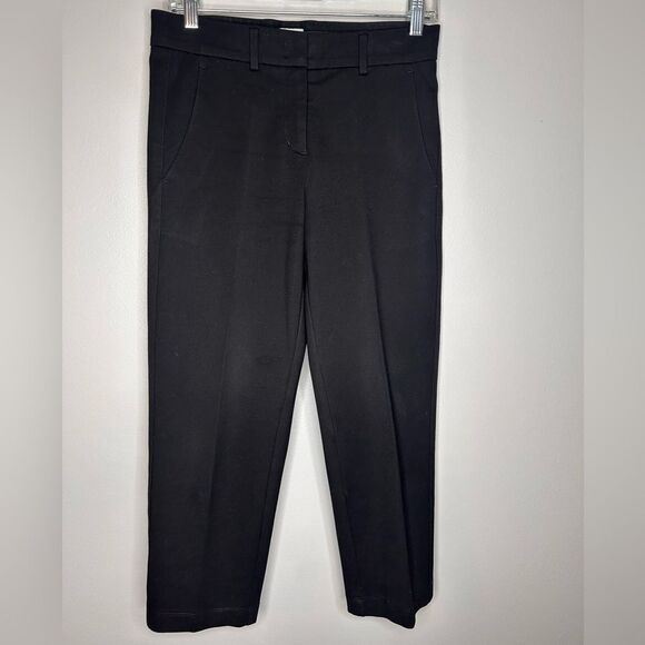 Armani Collezioni Black Straight Leg Pants - Picture 1 of 4